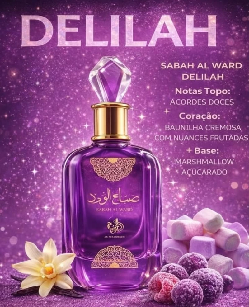 Al wataniah sabah al ward delilah eau de parfum perfume feminino