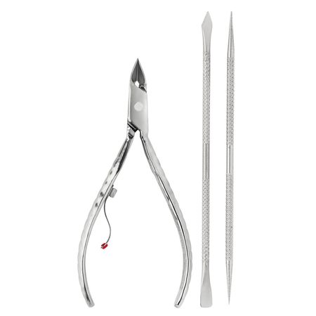 Alicate-Inox-para-Cuticula-778-Ep-+-Espátula-Dupla-371C-+-Palito-375-C-Mundial---Kit-Kit--1