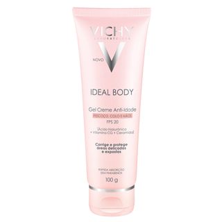 Ideal Body Pescoço, Colo e Mãos FPS 20 Vichy - Gel Creme Anti-Idade - 100g Menor preço em Ideal Body Pescoço, Colo e Mãos FPS 20 Vichy - Gel Creme Anti-Idade - 100g
