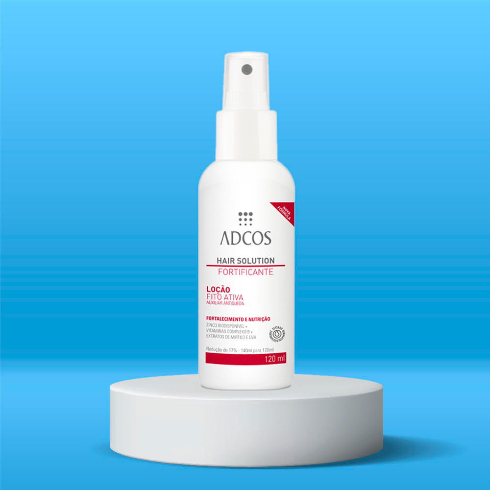 Loção Fortificante Antiqueda Adcos Hair Solution Fito Ativa