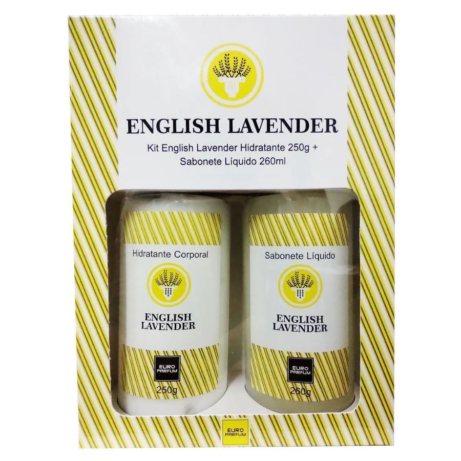 Kit English Lavender ( Hidratante 250g + Sabonete Líquido 260ml )