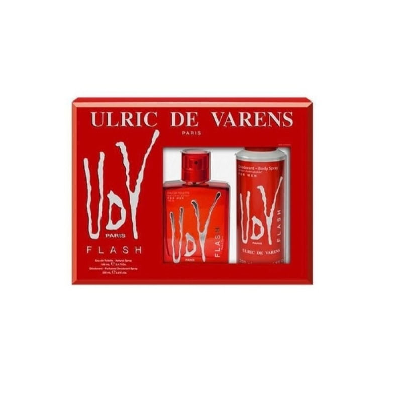 Kit UDV Flash For Men (Perfume 100 ml + Deo Spray 200 ml)