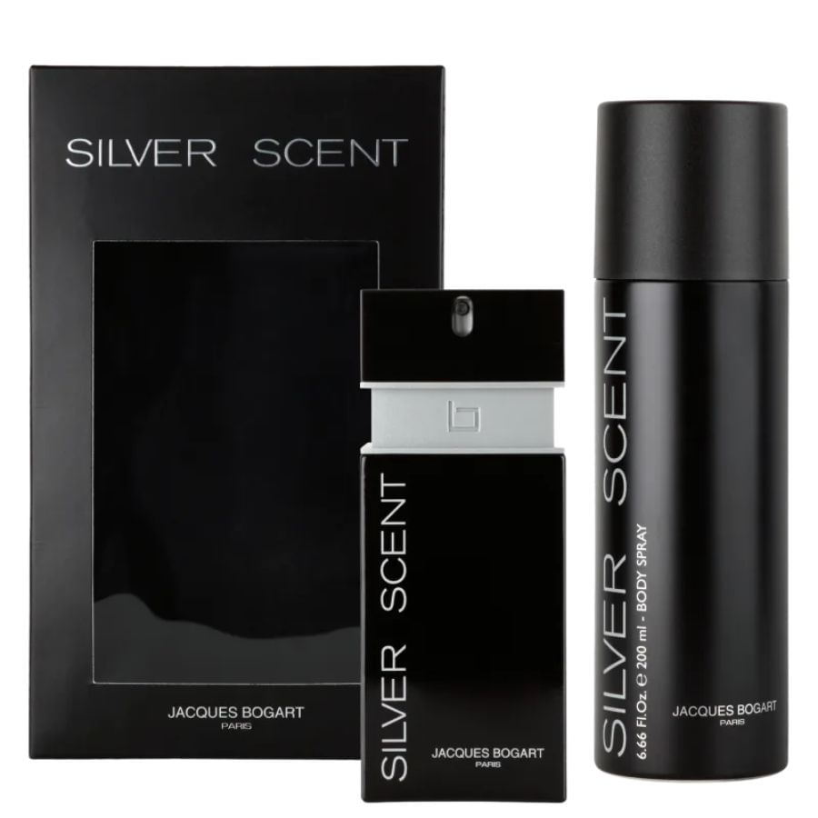Kit Silver Scent ( Perfume EDT 100ml + Body Spray 200ml )