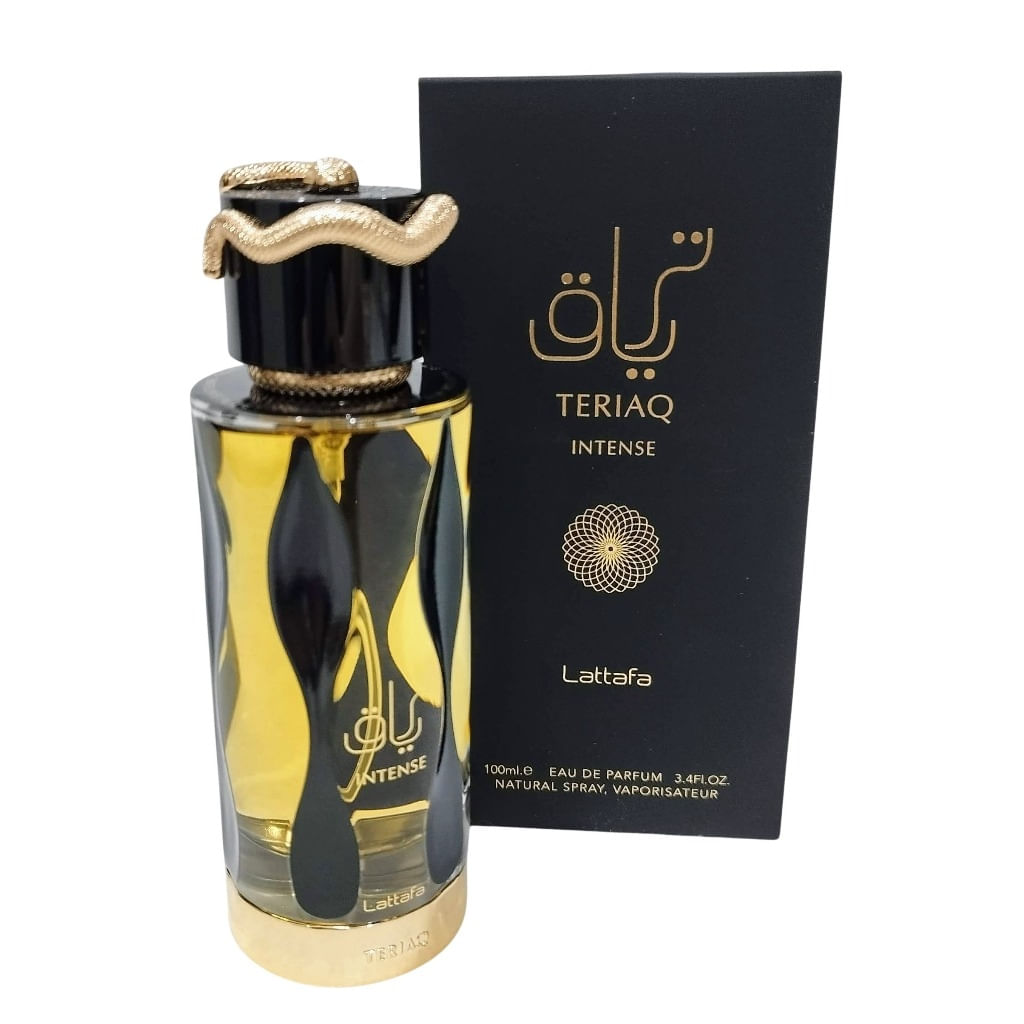 Lattafa Teriaq Intense Eau de Parfum Perfume Árabe Unissex 100ml