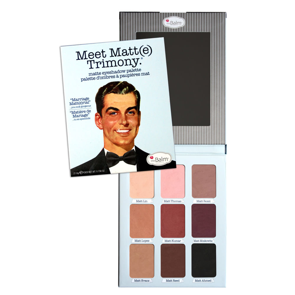 Meet Matt(e) Trimony The Balm - Paleta de Sombras - 1 Unidade