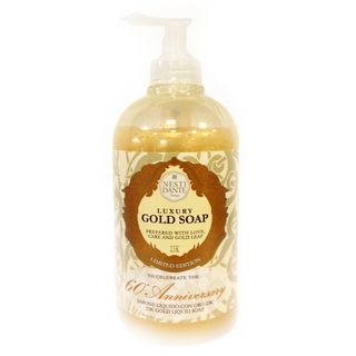 Luxury Gold Soap 60 Aniversary Nesti Dante - Sabonete Líquido - 500ml Menor preço em Luxury Gold Soap 60 Aniversary Nesti Dante - Sabonete Líquido - 500ml