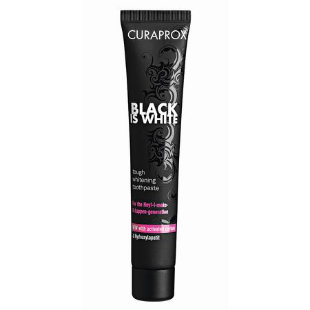 Black Is White Curaprox - Creme Dental - 90ml