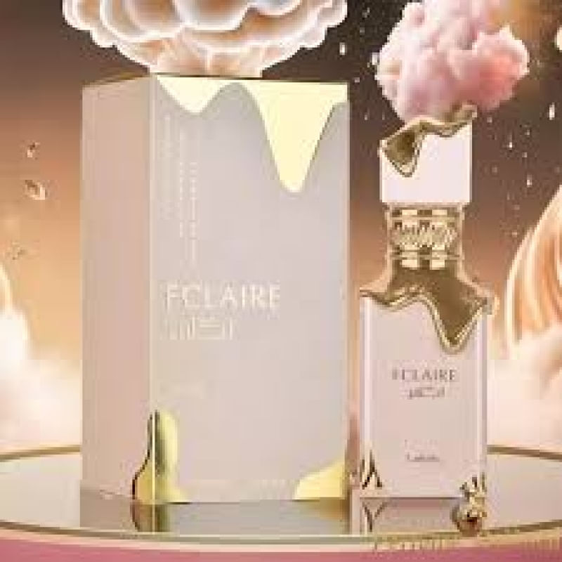 Lattafa Eclaire EDP Spray 100 ml (96.4 g) Fragrância de longa