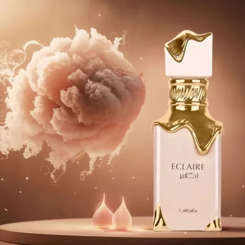 Lattafa Eclaire EDP Spray 100 ml (96.4 g) Fragrância de longa