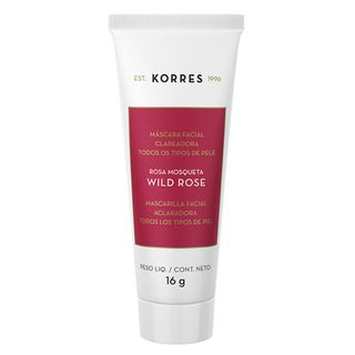 Máscara Facial Clareadora Korres Wild Rose - 16g Menor preço em Máscara Facial Clareadora Korres Wild Rose - 16g