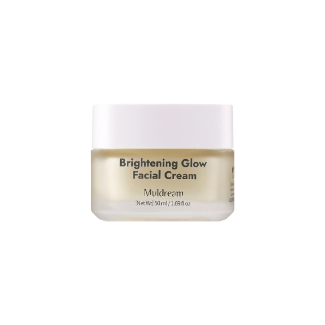 Muldream Brightening Glow Creme Facial Vegano de AHA e Vitamina C 50ml