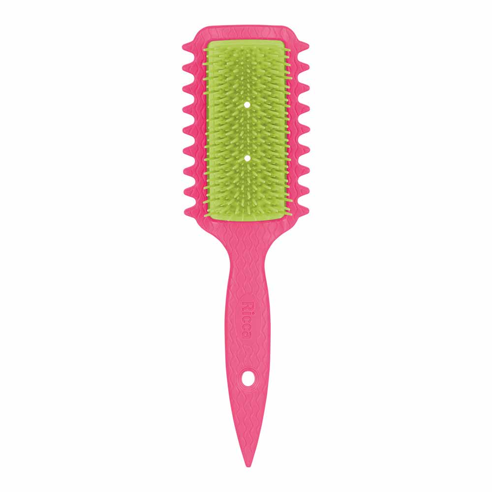 Escova de Cabelo Ricca Flex Fita Curl Fitagem - Rosa
