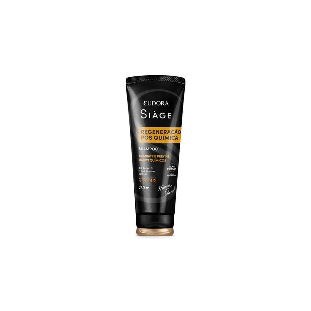 Shampoo Eudora Siàge Regeneração Pós Quimica 250ml