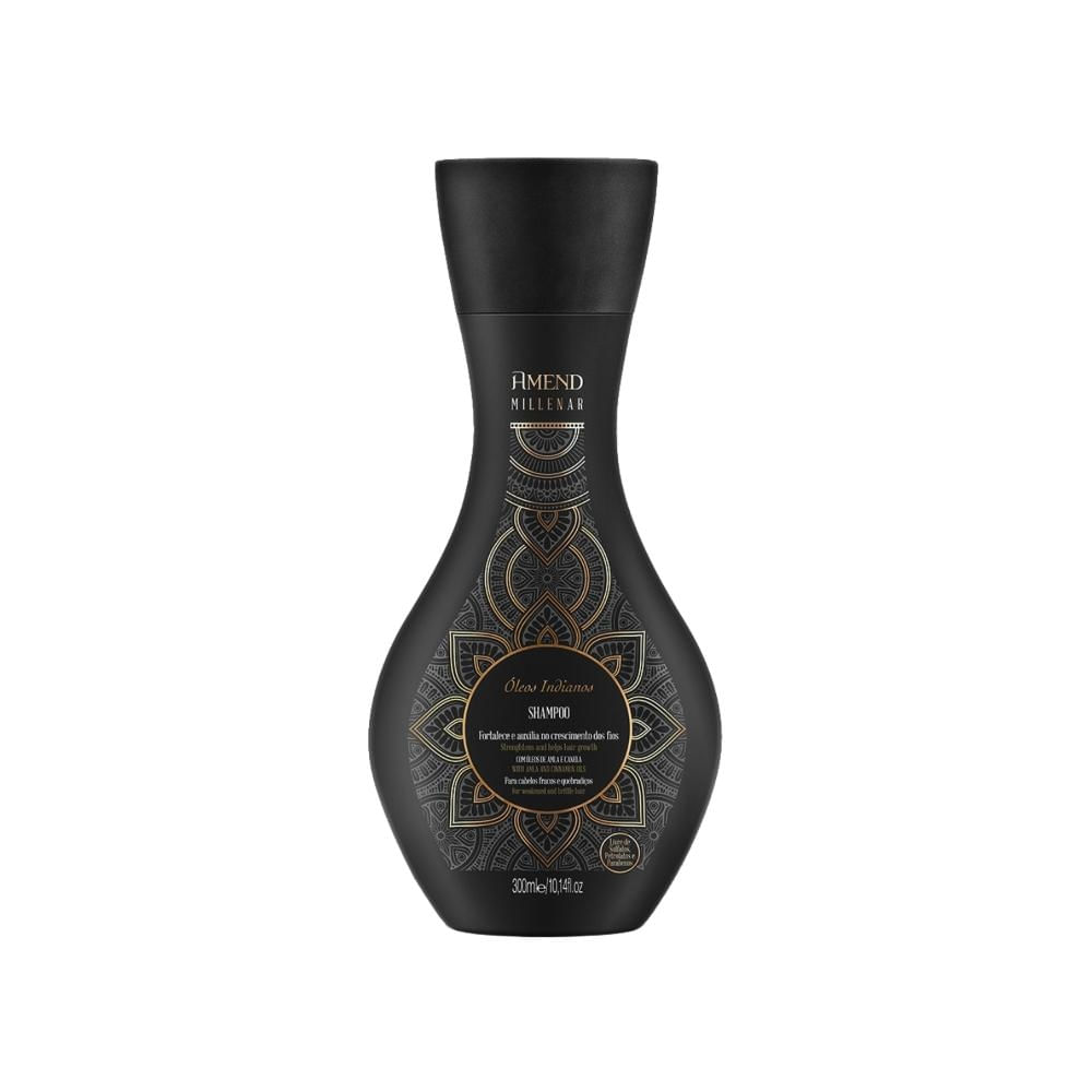 Shampoo Amend Millenar Óleos Indianos Nutrição e Brilho 300 ml