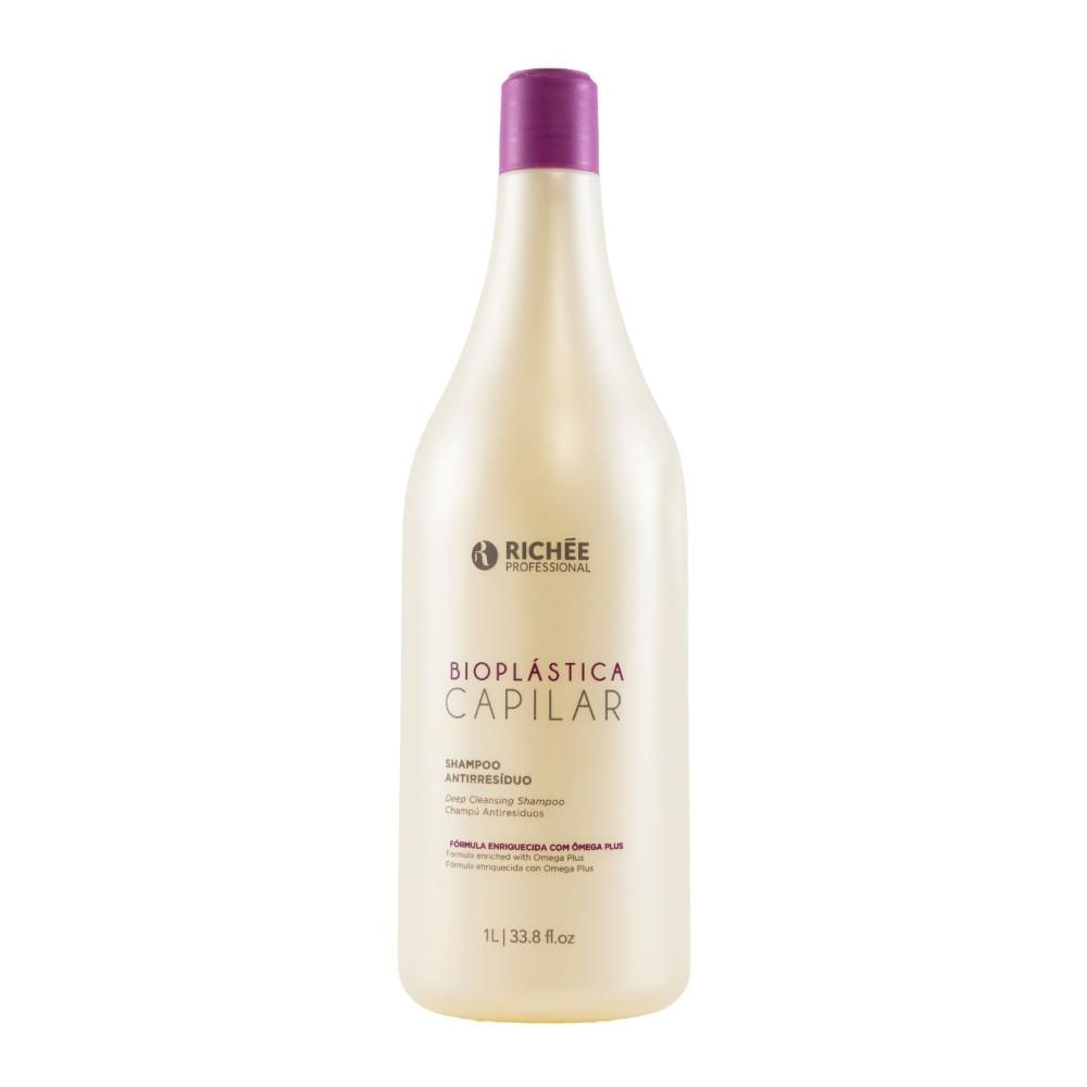 Shampoo Antirresiduo Richée Bioplástica Alinhamento 1000 ml