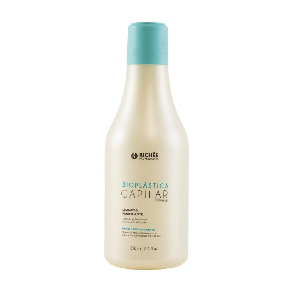 Shampoo Purificante  Richée Bioplástica Brilho e Fortalecimento 250 ml