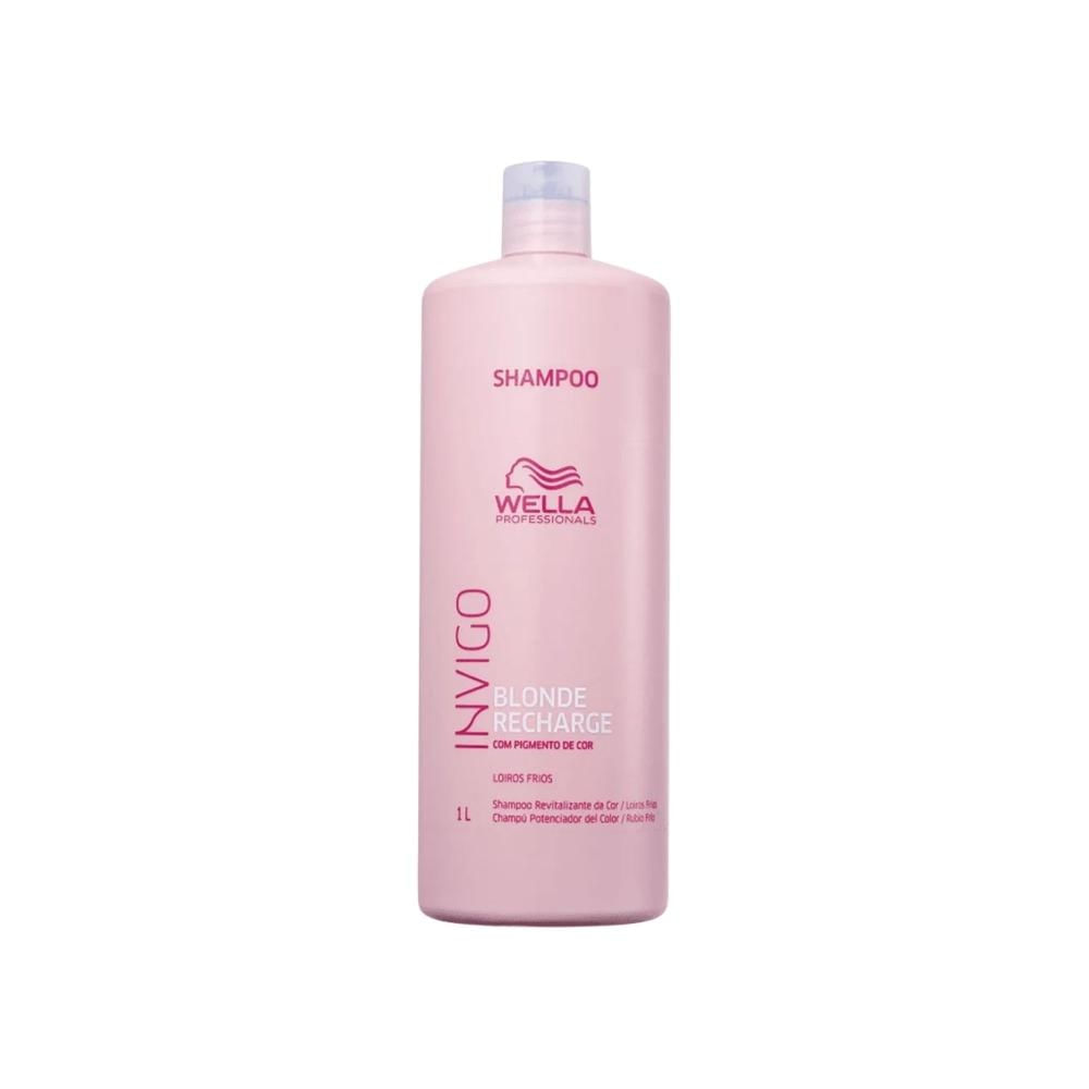 Shampoo Wella Invigo Blonde Recharge Desamarelador 1 Litro