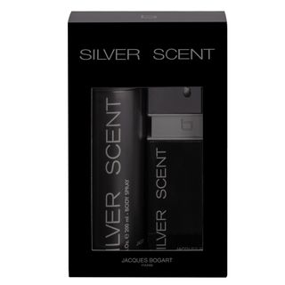 Kit Silver Scent Jacques Bogart - Perfume Masculino EDT + Body Spray