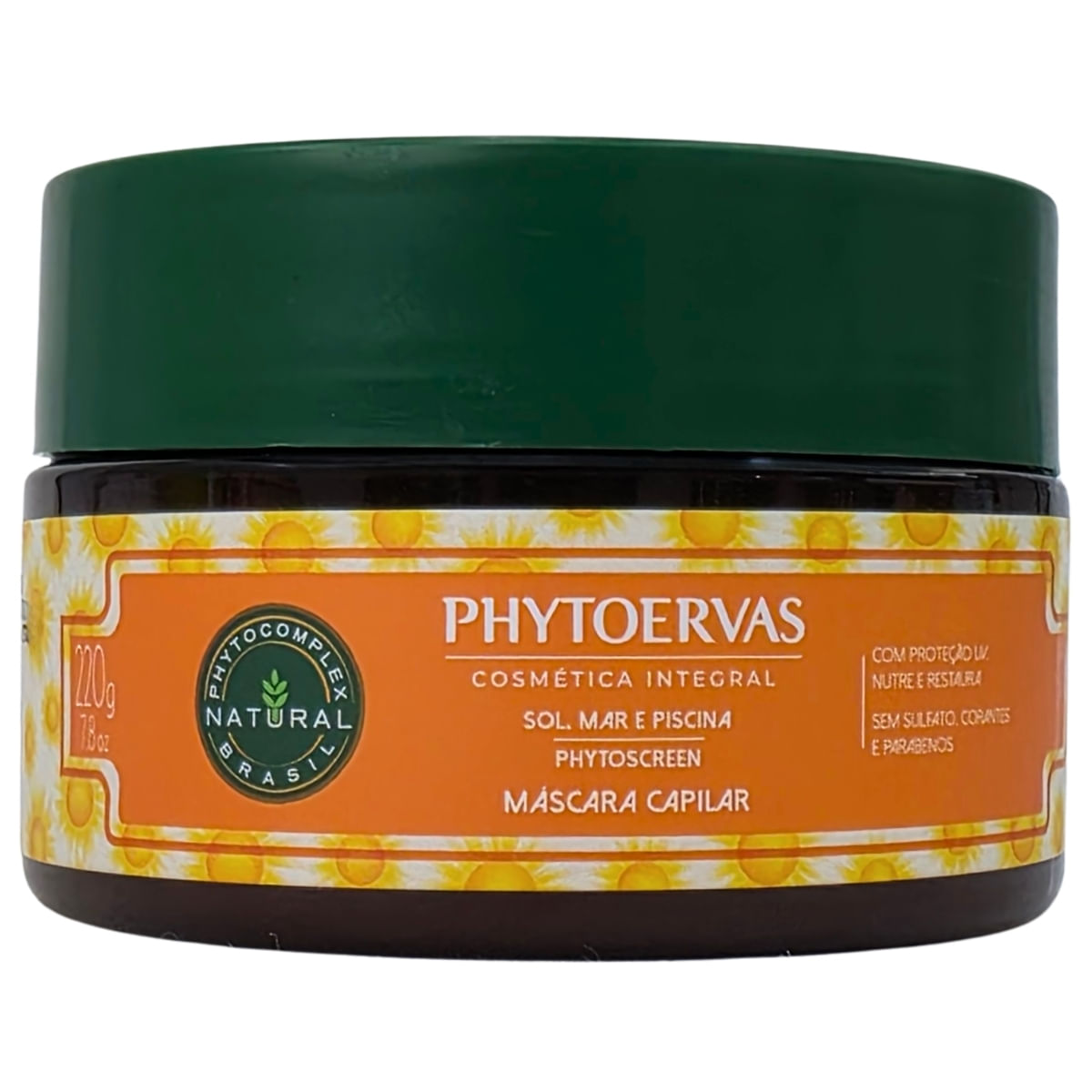 Máscara Capilar Sol, Mar e Piscina Phytoscreen Phytoervas 220g