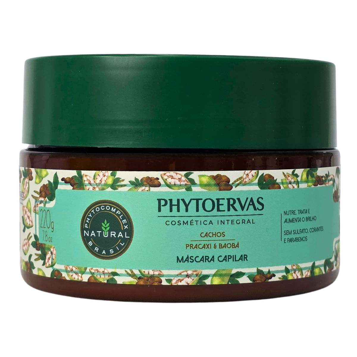 Máscara Capilar Cachos Pracaxi E Baobá Phytoervas 220g