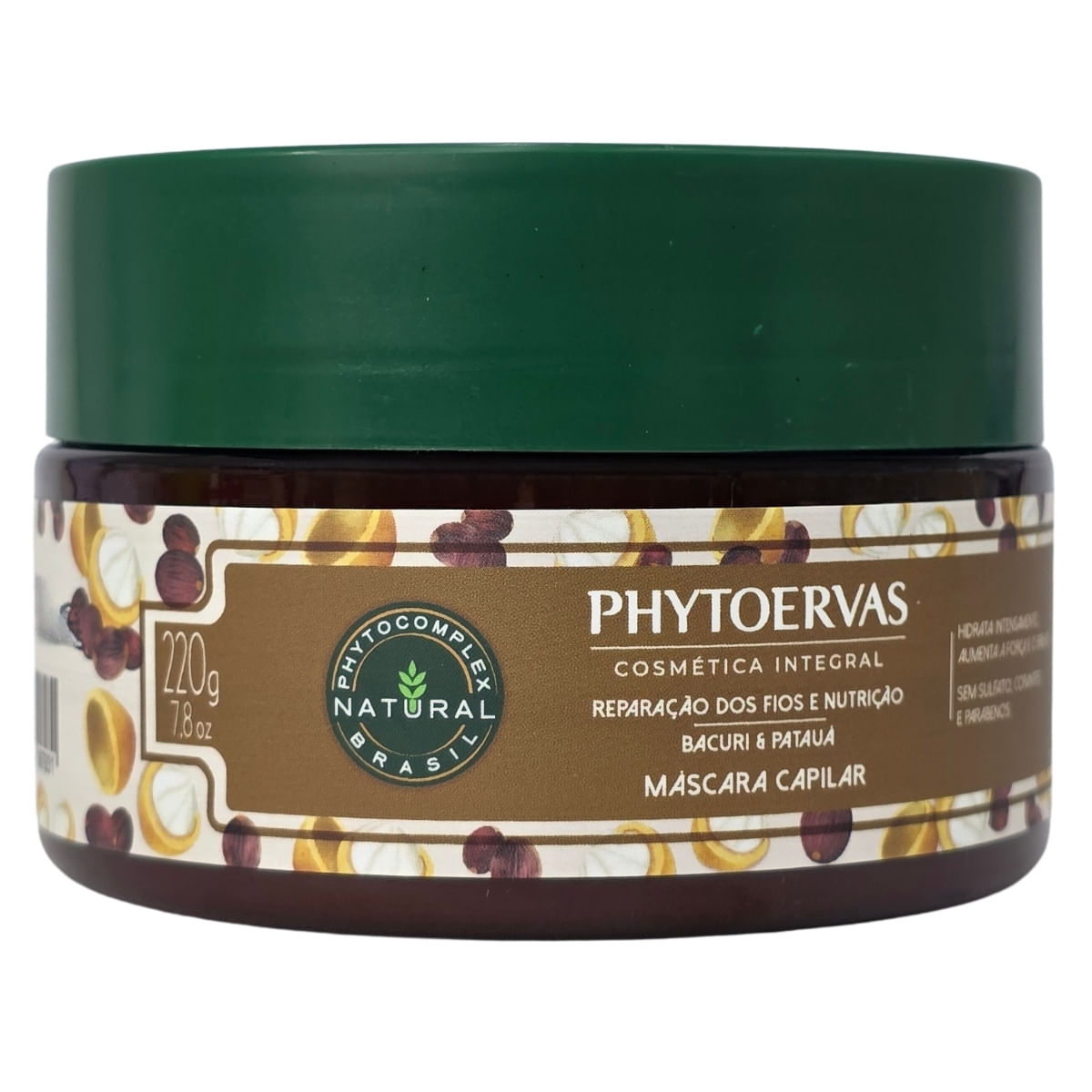 Máscara Capilar Reparação dos Fios e Nutrição Bacuri e Pataua Phytoervas 220g