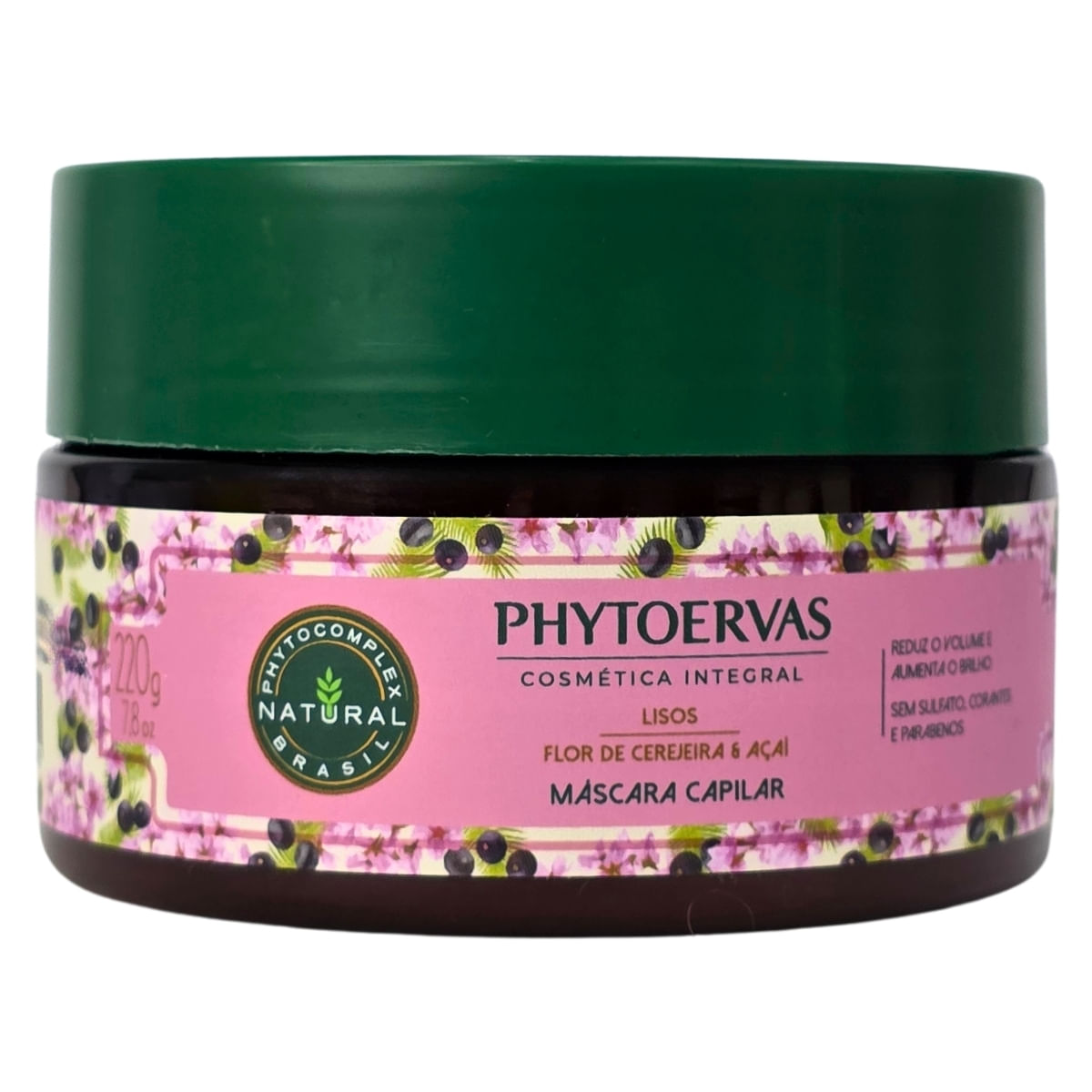 Máscara Capilar Lisos Flor de Cerejeira E Açai Phytoervas 220g