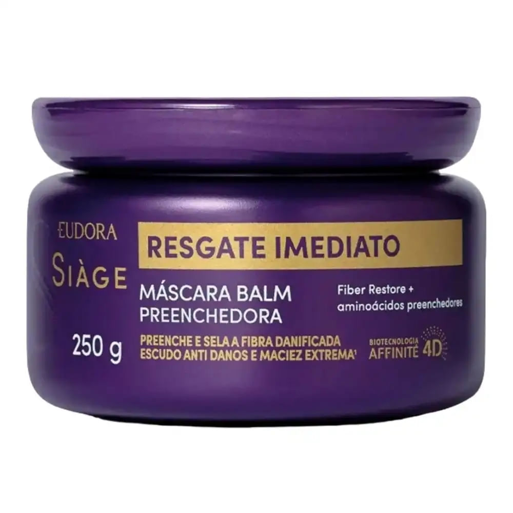 Máscara Balm Preenchedora Resgate Imediato Siàge Eudora 250g