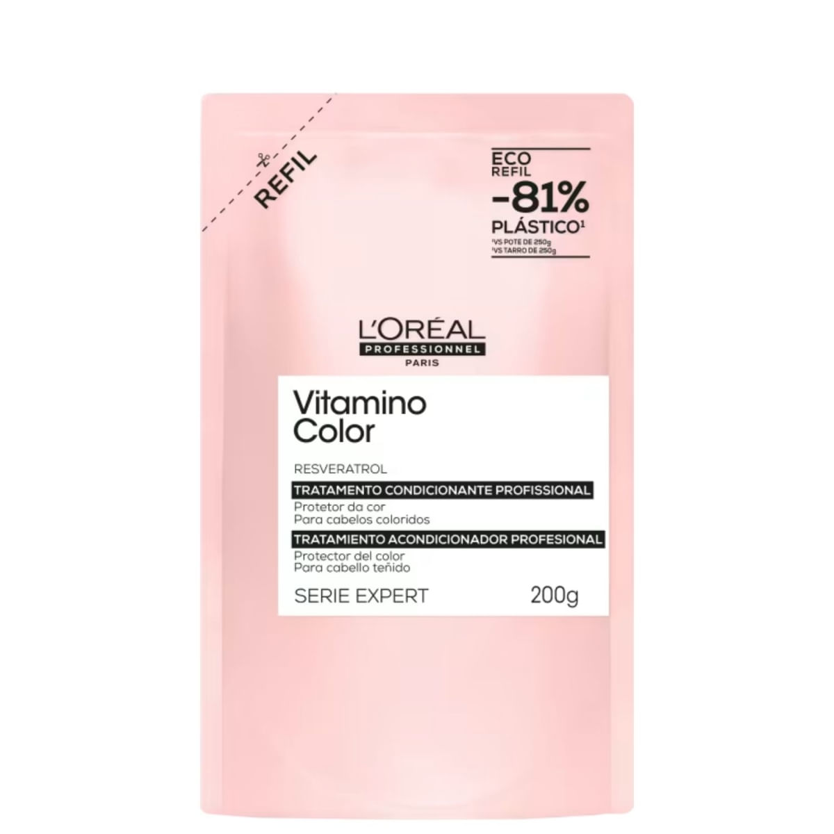 Mascara Vitamino Color Resveratrol Refil 200 Ml