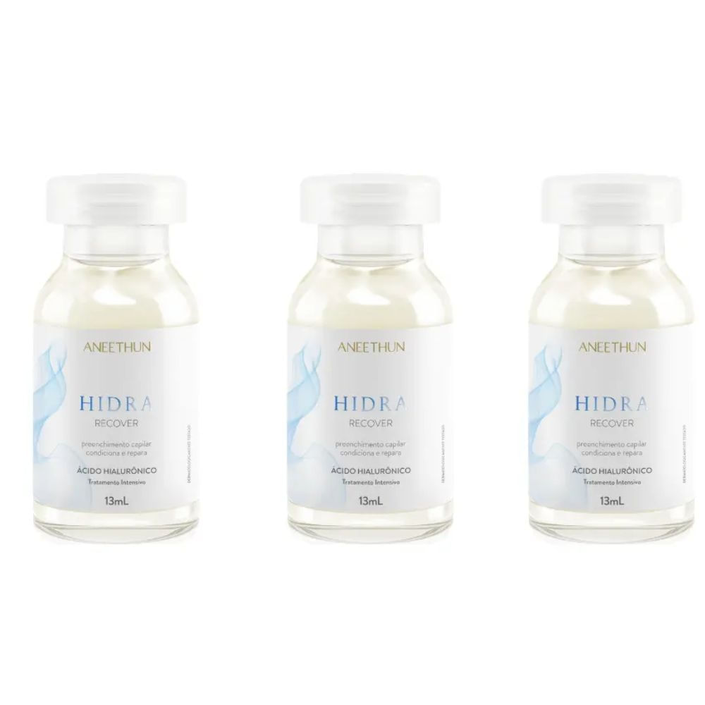 Kit Ampolas Aneethun Recover Hidra – Hidratação Imediata  13ml