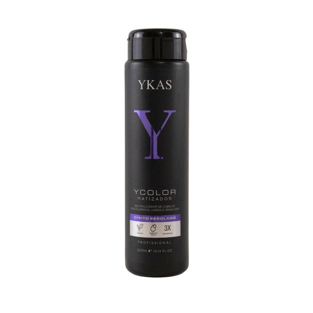 Máscara Matizadora YKAS YColor Efeito Perolado Cabelos Loiros 300 ml