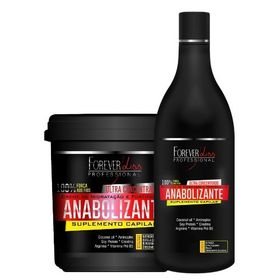 anabolizante-capilar-forever-liss-shampoo-creme-de-hidratacao-kit