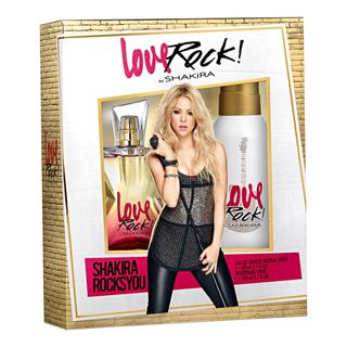 Love Rock! By Shakira Shakira - Feminino - Eau de Toilette - Perfume + Desodorante - Kit Menor preço em Love Rock! By Shakira Shakira - Feminino - Eau de Toilette - Perfume + Desodorante - Kit