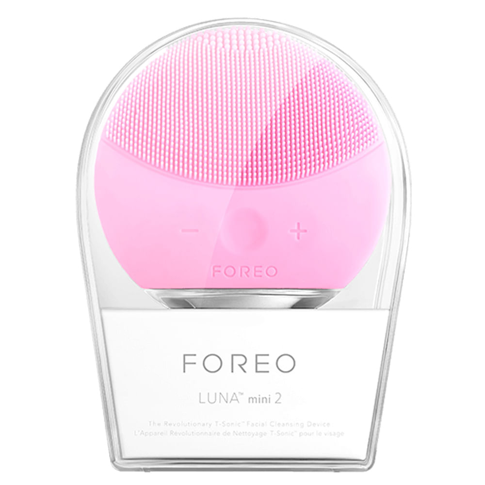 Luna Mini Pearl Pink Foreo Escova de Limpeza Facial