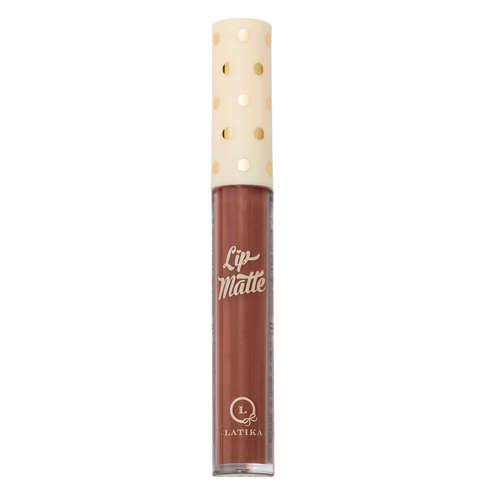 Batom Líquido Latika Lip Matte 4ml — Nº 33 Nude