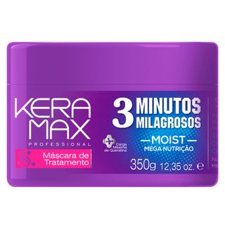 Skafe Keramax Minutos Milagrosos - Máscara Capilar - 350g Menor preço em Skafe Keramax Minutos Milagrosos - Máscara Capilar - 350g