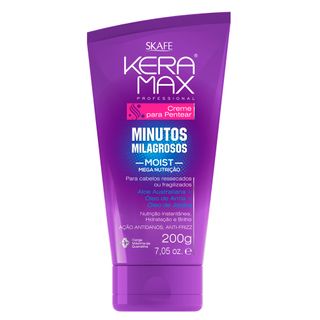 Skafe Keramax Minutos Milagrosos Creme de Pentear - 200g Menor preço em Skafe Keramax Minutos Milagrosos Creme de Pentear - 200g