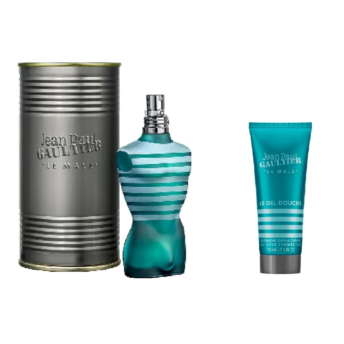 Combo Le Male Tradicional – Perfume EDT 125ml + Gel de Banho 75ml