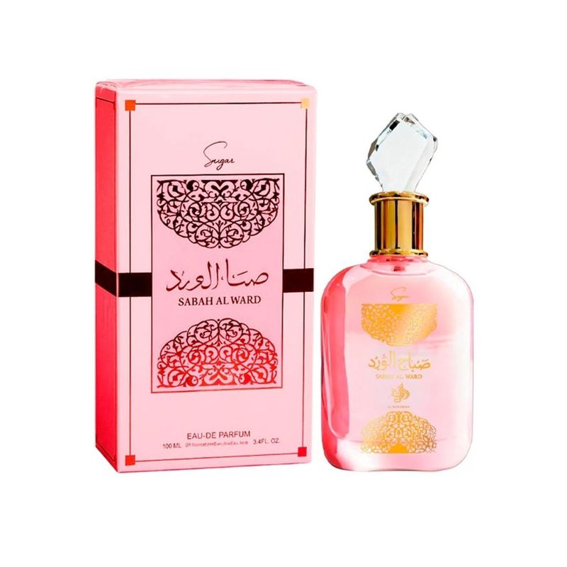 Sabah Al Ward Sugar オードパルファム 100ml Perfume Feminino Sabah Al Ward Sugar Eau de Parfum 100ml Árabe