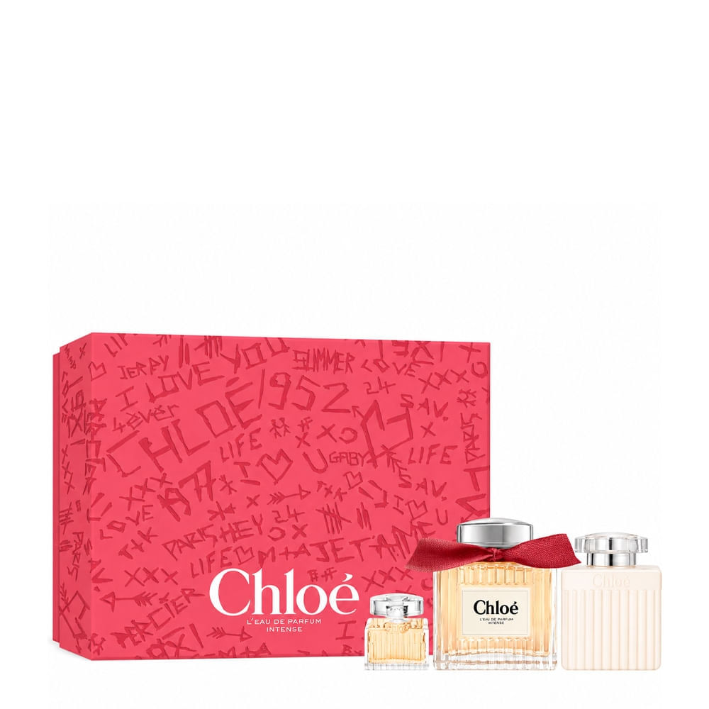 Kit Chloé L'Eau de Parfum Intense Feminino - Eau de Parfum 100ml + 5ml + Body Lotion 100ml