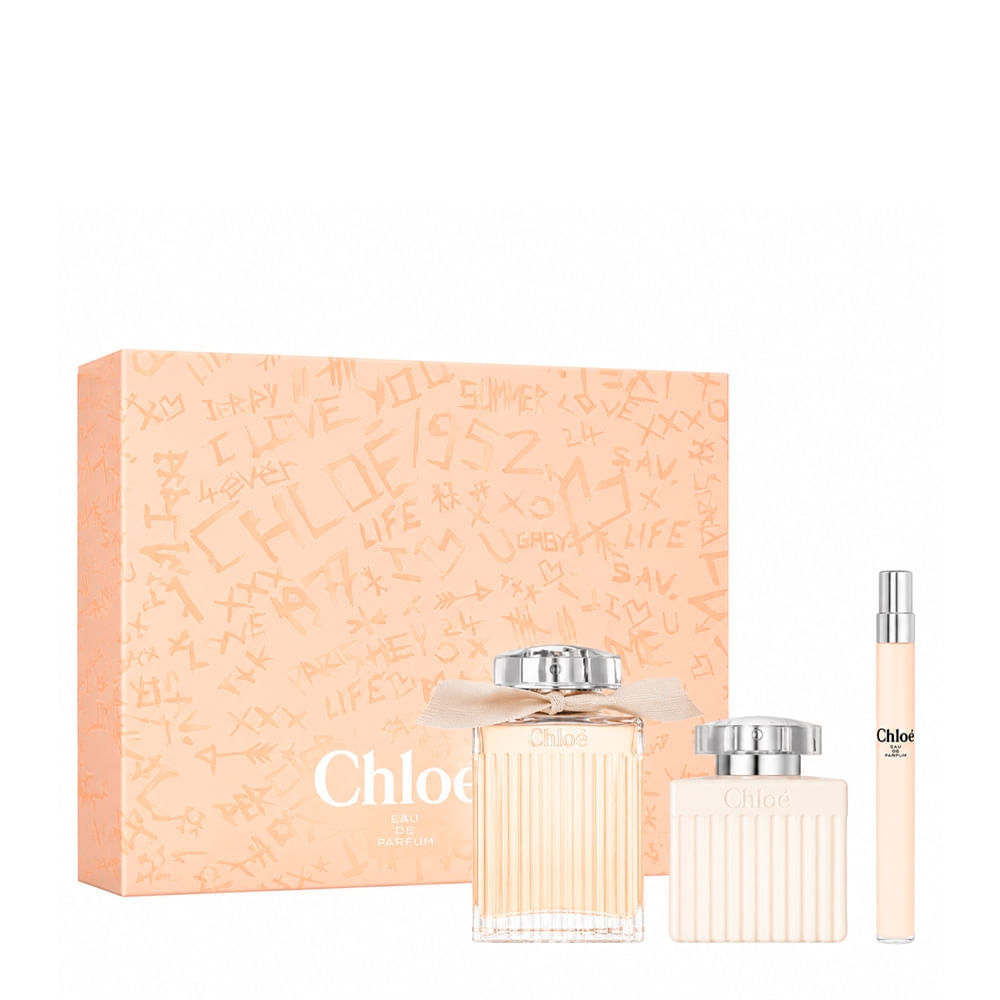 Kit Chloé Signature Feminino - Eau de Parfum 100ml + 10ml + Body Lotion 100ml