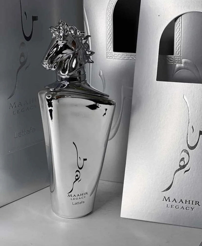 香水(男性用) Lattafa Maahir Legacy & AH Detour Noir Lattafa Maahir Legacy Eau de Parfum Perfume Árabe Masculino 100ml
