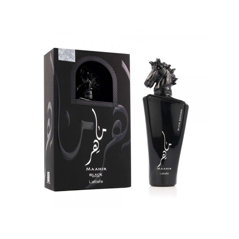 Maahir Black Edition Lattafa Eau de Parfum 100ml Perfume Unissex