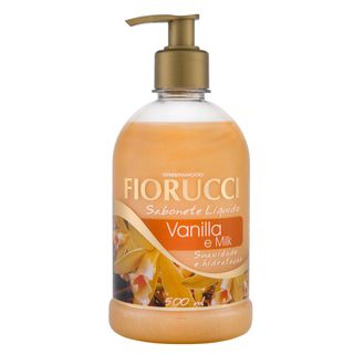 Sabonete Líquido Fiorucci Vanilla e Milk - 500ml Menor preço em Sabonete Líquido Fiorucci Vanilla e Milk - 500ml