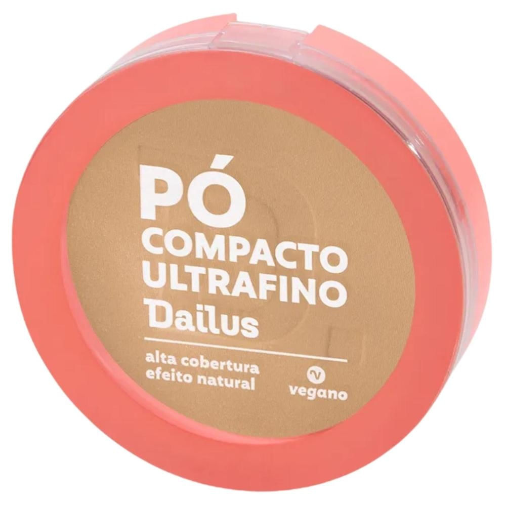 Pó Compacto Dailus Ultrafino D7 Médio Castanho Dourado