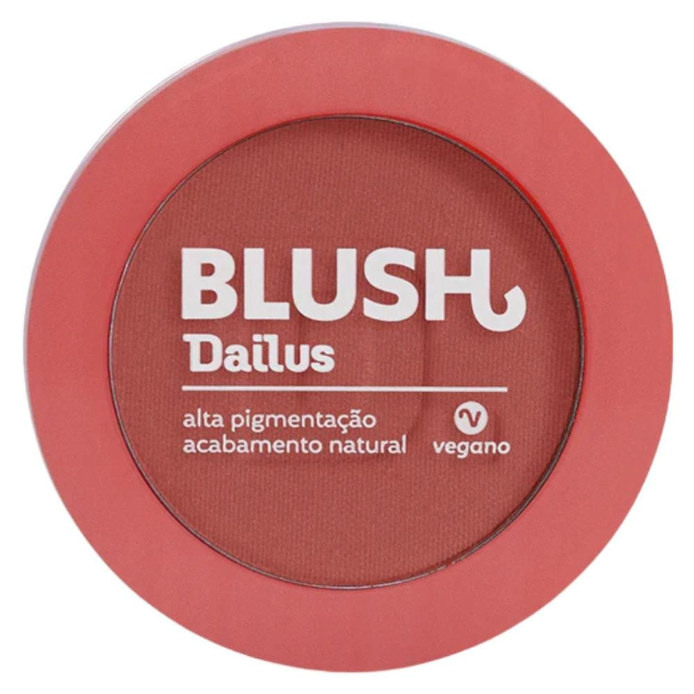 Blush Matte Coral Dailus Dá Uma Segurada Alta Pigmentação