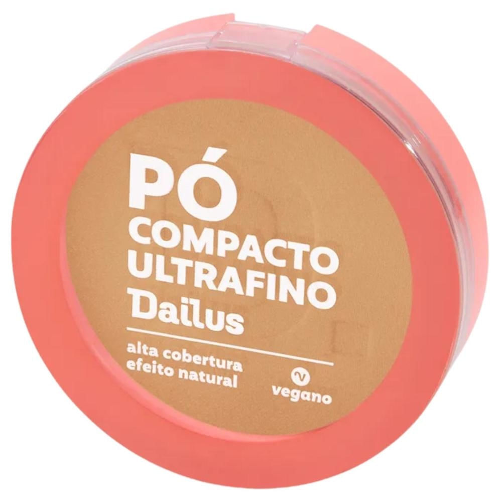 Pó Compacto Dailus Ultrafino D8 Médio Castanho Amendoado