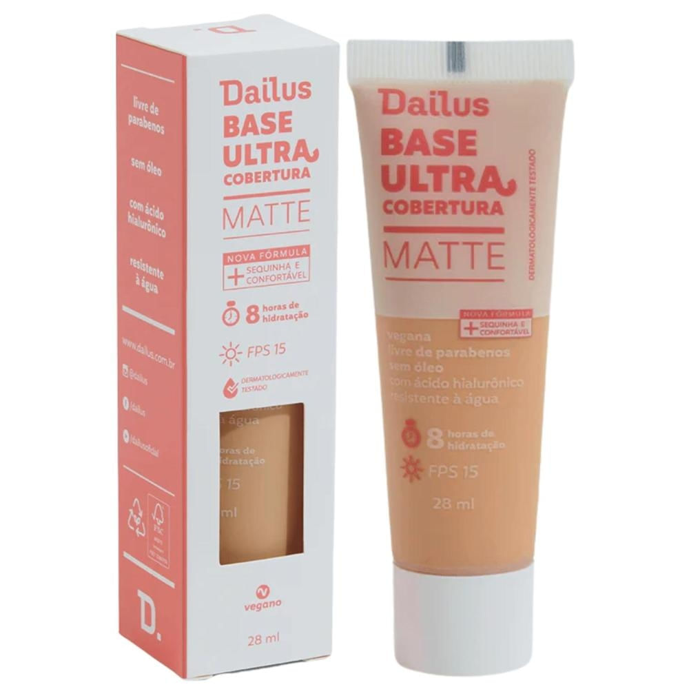 Base Líquida Dailus Ultra Cobertura D5 Médio