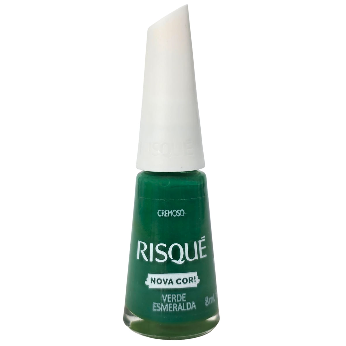 Esmalte Cremoso Verde Esmeralda Risque 8ml