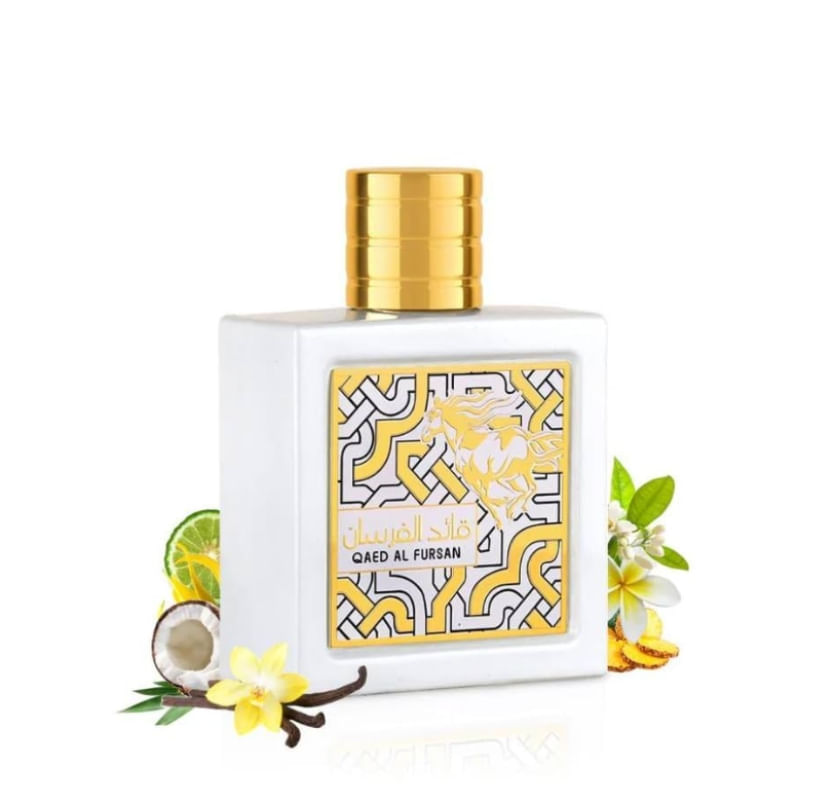 Perfume Árabe Qaed Al Fursan Unlimited Lattafa Original Eau de Parfum Compartilhável 90ml