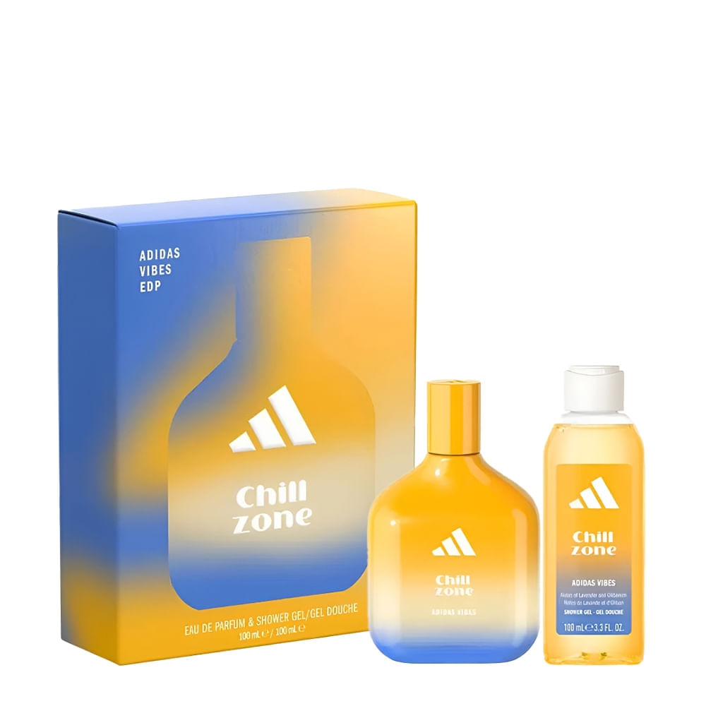 Kit Adidas Vibes Chill Zone - Eau de Parfum 100ml + Shower Gel